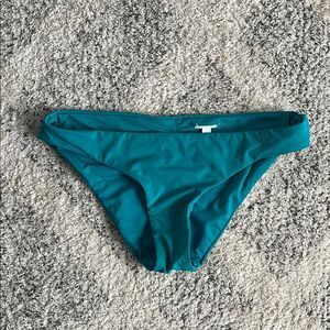 BECCA by Rebecca Virtue Swim Hipster Bikini Bottoms Teal Blue Size S